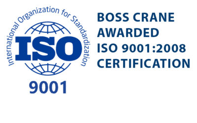 BOSS Crane & Rigging Awarded ISO 9001:2008 Certification