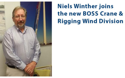 Niels Winther joins the new BOSS Crane & Rigging Wind Division