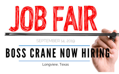 BOSS Crane Host Job Fair in Longview, Texas